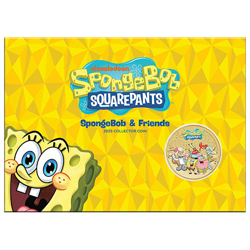 2025 $1 SpongeBob SquarePants & Friends Collector Coin in Card