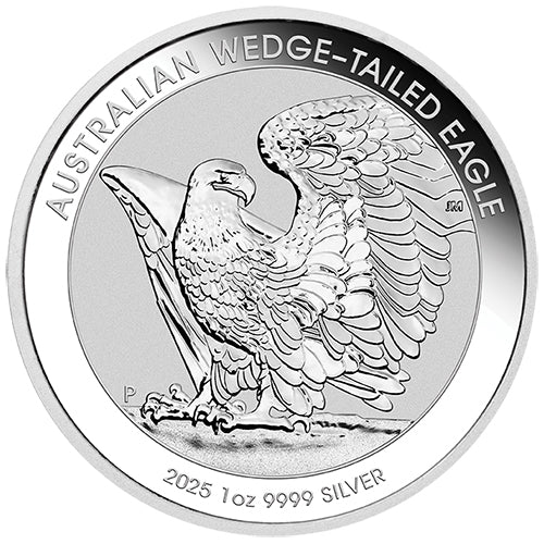 2025 $1 Australian Wedge Tailed Eagle 1oz Silver Bullion Coin in Capsule