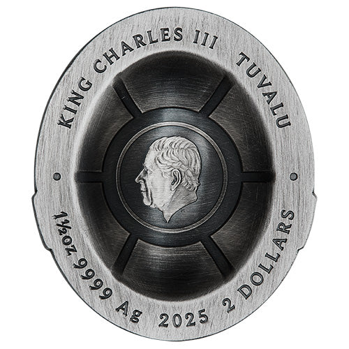 2025 $2 Teenage Mutant Ninja Turtles - Domed Shell 1.5oz Silver Antiqued Coin