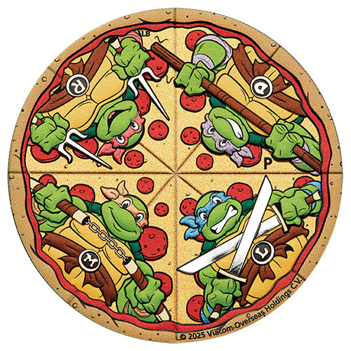 2025 $2 Teenage Mutant Ninja Turtles 2oz Silver Coloured Pizza Coin 