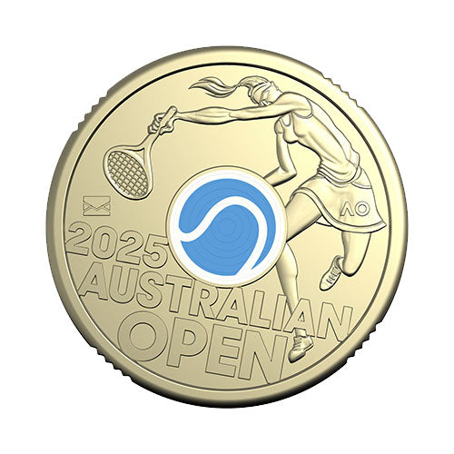 2025 $2 Women's Australian Open $2 Privy Mark Coin in Folder - Sealed 