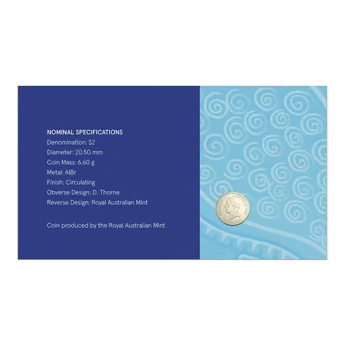 2025 $2 30th Anniversary of the Torres Strait Islander Flag Coin & Stamp Cover PNC