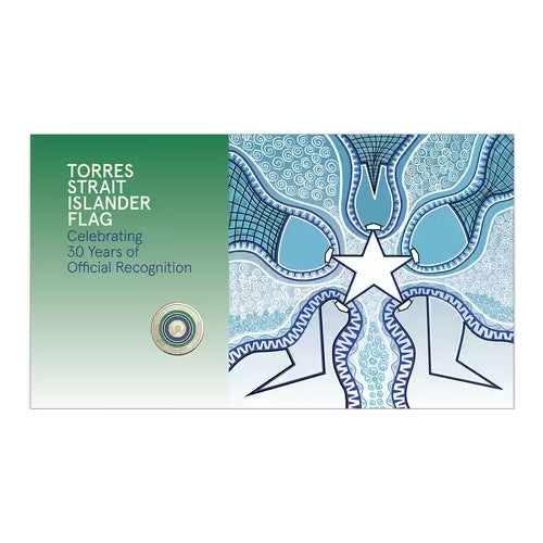 2025 $2 30th Anniversary of the Torres Strait Islander Flag Coin & Stamp Cover PNC