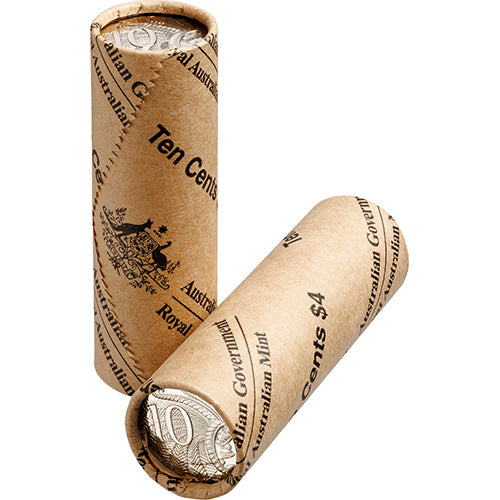 2026 10c King Charles III Effigy - Non-Premium Roll Heads/Heads or Tails/Tails RAM Roll Circulating Coin Cu/Ni