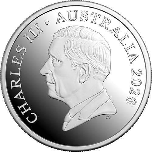 2026 20c Service Amid Strife - Coloured Silver Proof Coin Obverse