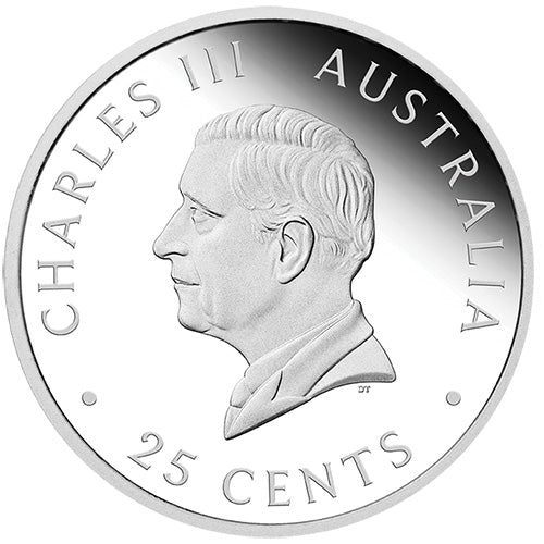 2026 25c Australian Sovereign Silver Proof Coin Obverse