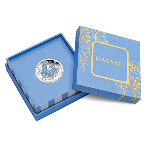 2026 50c Bridgerton - Benedict & Sophie 1/2oz Silver Proof Coloured Coin in Case