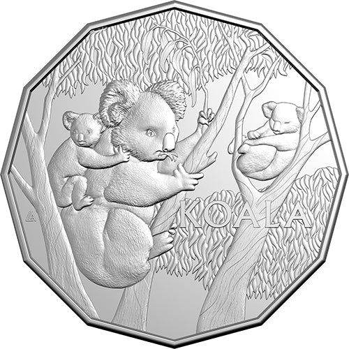 2026 50c Koala Series Uncirculated Coin in RAM Card