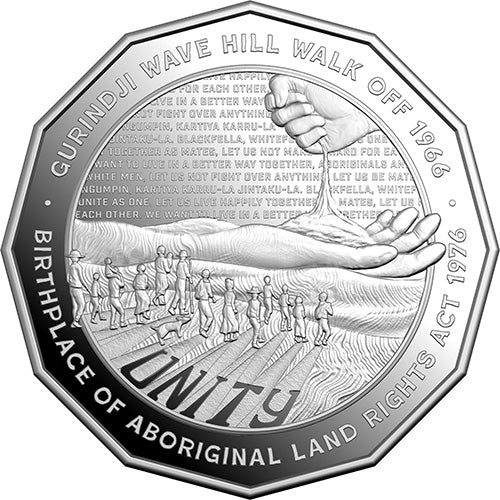 2026 50c Wave Hill Walk Off 60th & Aboriginal Land Rights 50th Silver Proof Coin