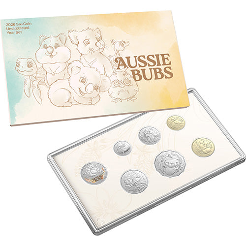 2026 Baby Mint Set 6 Coin Set - Aussie Bubs 