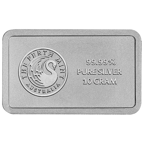 2026 Bon Scott 80th Anniversary 10g Silver Minted Bar Obverse