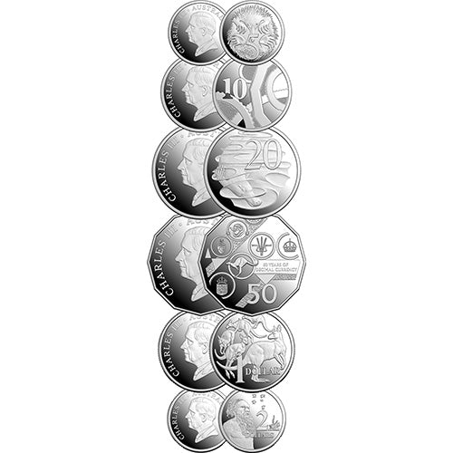 2026 60th Anniversary of Decimal Currency Six-Coin Fine Silver Proof Set Coins