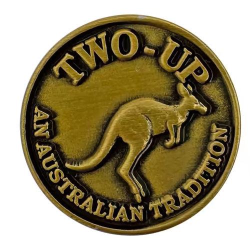2026 ANZAC Two-Up Medallion & Stamp Cover Medallion Kangaroo