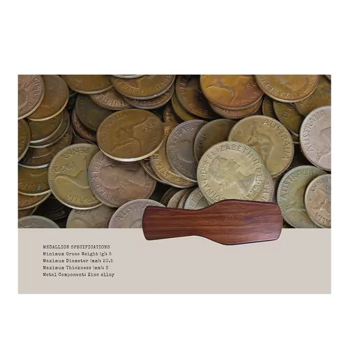 2026 ANZAC Two-Up Medallion & Stamp Cover Insert Back