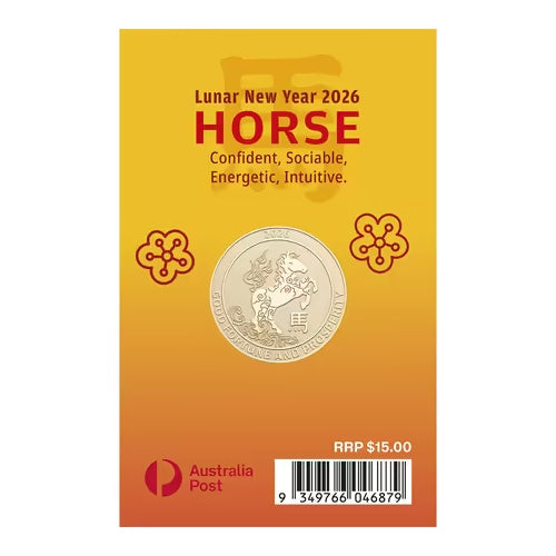 2026 Year of the Horse Medallion in Card