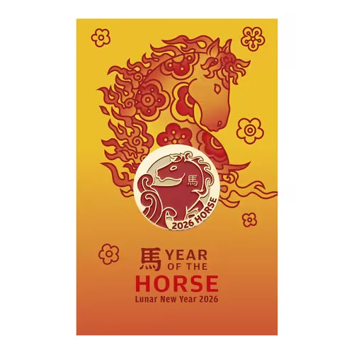 2026 Year of the Horse Medallion in Card