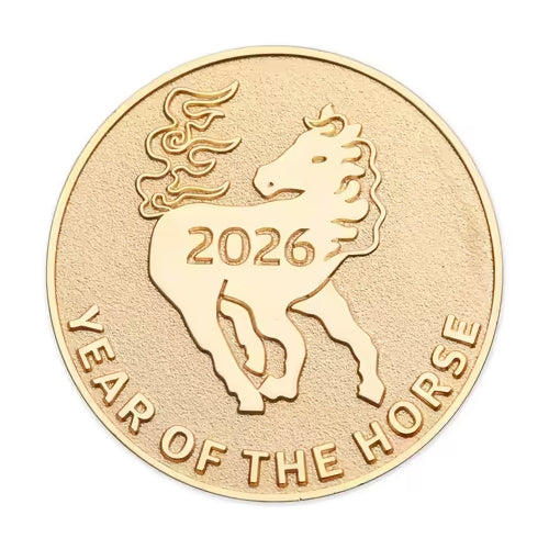 2026 Year of the Horse Medallion in Card