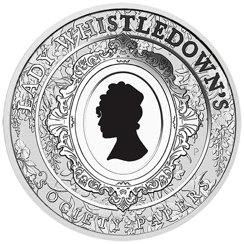 2026 $1 Bridgerton - Lady Whistledown 1oz Silver Proof Coin