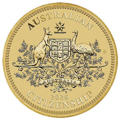 2026 $1 Australian Citizenship Uncirculated Coin in Card 