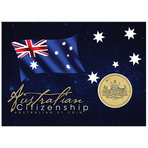 2026 $1 Australian Citizenship Uncirculated Coin in Card 