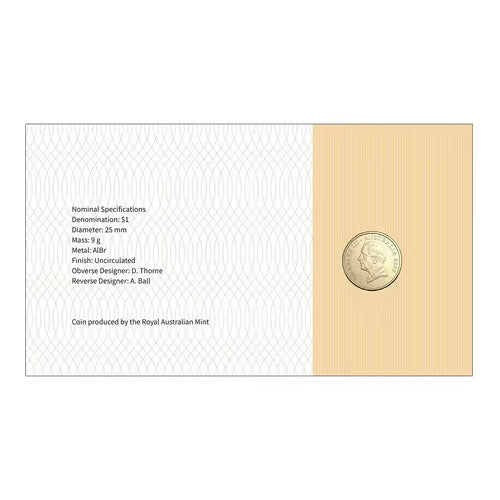 2026 $1 60 Years of Decimal Currency Coin & Stamp Cover PNC Insert Back
