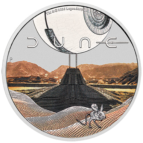 2026 $1 Dune 1oz Silver Proof Coloured Coin