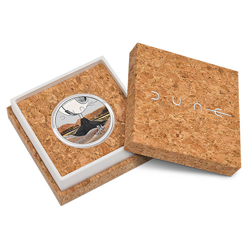 2026 $1 Dune 1oz Silver Proof Coloured Coin in Case