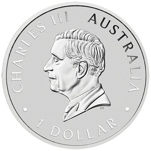 2026 $1 Australian Emu 1oz Silver Coloured Coin