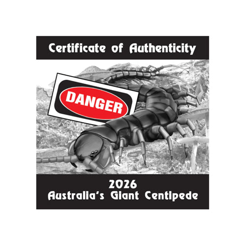 2026 $1 Deadly & Dangerous Series - Giant Centipede 1oz Silver Proof Coloured Coin