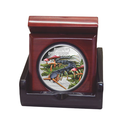 2026 $1 Deadly & Dangerous Series - Giant Centipede 1oz Silver Proof Coloured Coin