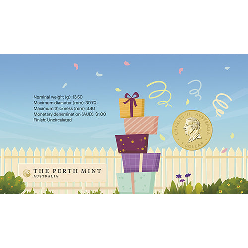 2026 $1 Happy Birthday Coin & Stamp Cover PNC