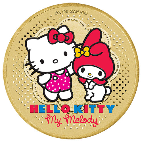 2026 $1 Hello Kitty & My Melody Coin & Stamp Cover PNC Coin