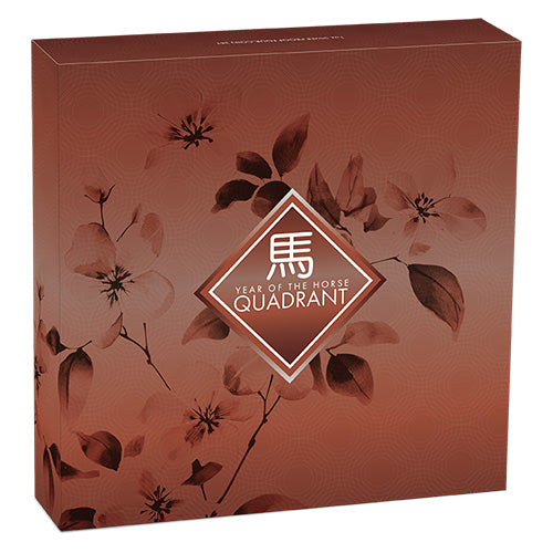 2026 $1 Year of the Horse Quadrant 1oz Silver Proof Coloured Four-Coin Set