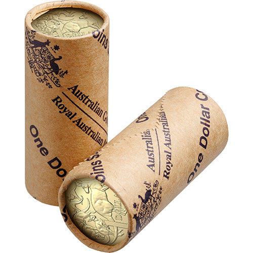 2026 $1 King Charles III Effigy - Non-Premium Roll Heads/Heads or Tails/Tails RAM Roll Circulating Coin Al/Br 