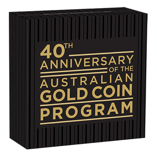 2026 $1 40th Anniversary of the Australian Nugget 1oz Silver Proof Gilded Coin