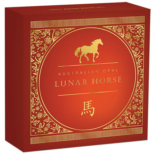 2026 $1 Australian Opal Lunar Series Year of the Horse 1oz Silver Proof Coin 
