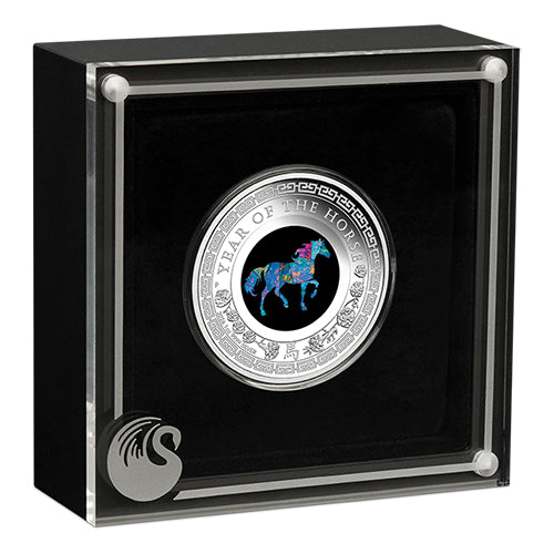 2026 $1 Australian Opal Lunar Series Year of the Horse 1oz Silver Proof Coin 
