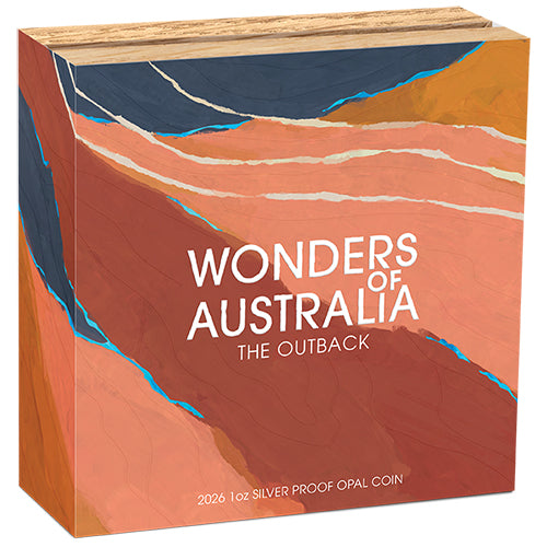 2026 $1 Wonders of Australia - The Outback Opal Silver Proof Coin 