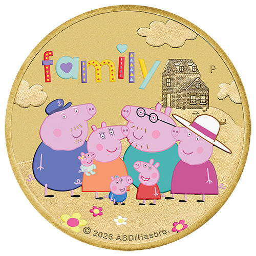 2026 $1 Peppa Pig - Family Collector Coin 