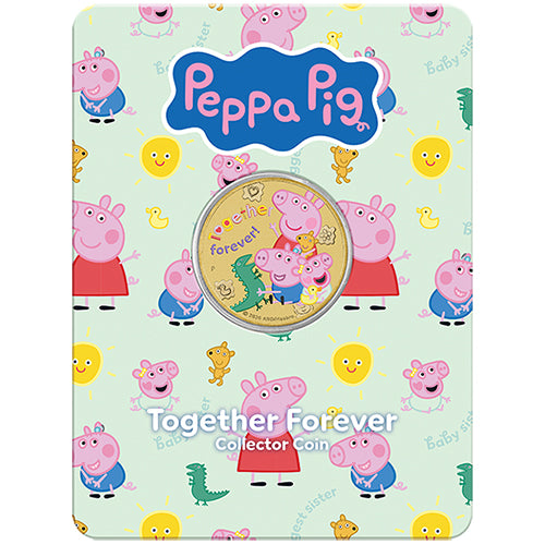 2026 $1 Peppa Pig - Together Forever Coin in Card