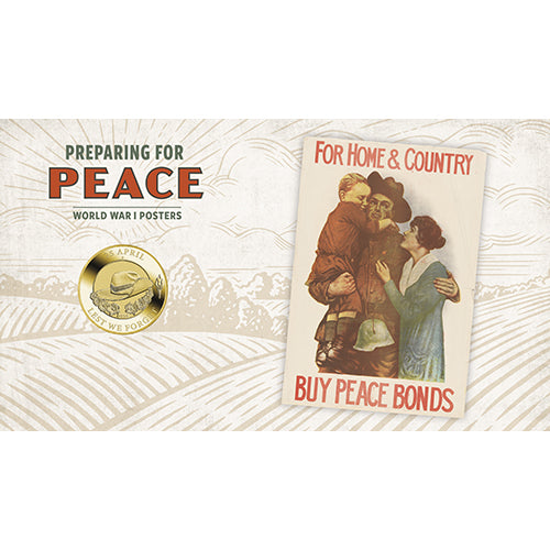 2026 $1 Preparing for Peace Coin & Stamp Cover PNC  Insert Front