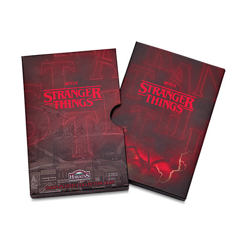 2026 $1 Stranger Things - Hawkins Gold Plated Collectors Coin in Folder and Insert