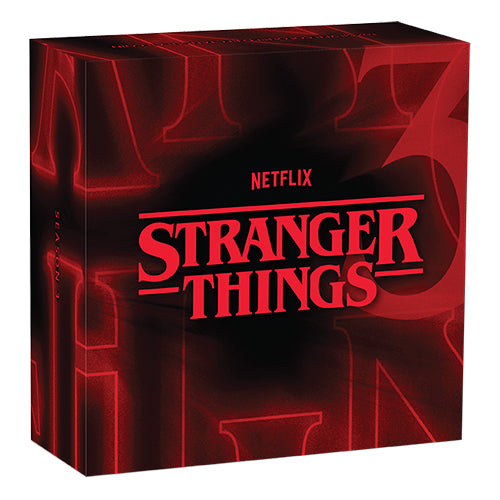 2026 $1 Stranger Things - Season 3 - 1oz Silver Coloured Rectangle Coin