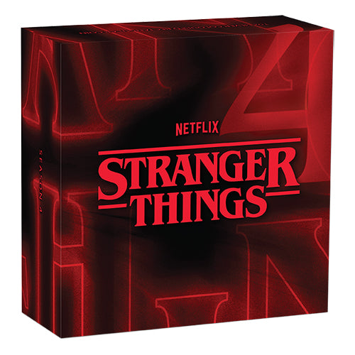 2026 $1 Stranger Things - Season 4 - 1oz Silver Coloured Rectangle Coin