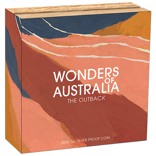2026 $1 Wonders of Australia - The Outback Silver Proof Coin Shipper