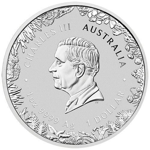 2026 $1 Wonders of Australia - The Outback 1oz Silver Bullion Coin in Capsule Obverse
