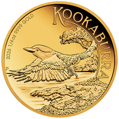 2026 $25 Australian Kookaburra 1/4oz Gold Proof Coin