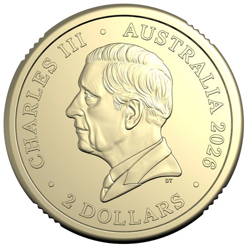 2026 $2 Bright Ideas Aluminium Bronze Proof Coin Obverse