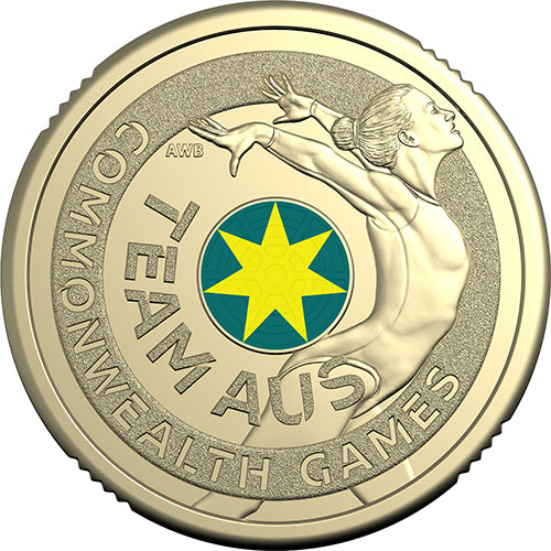 2026 $2 Australian Commonwealth Games Coloured Uncirculated Three-Coin Set - Swimming Coin