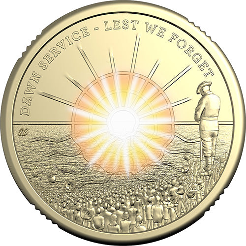 2026 $2 Dawn Service Coloured Uncirculated Coin